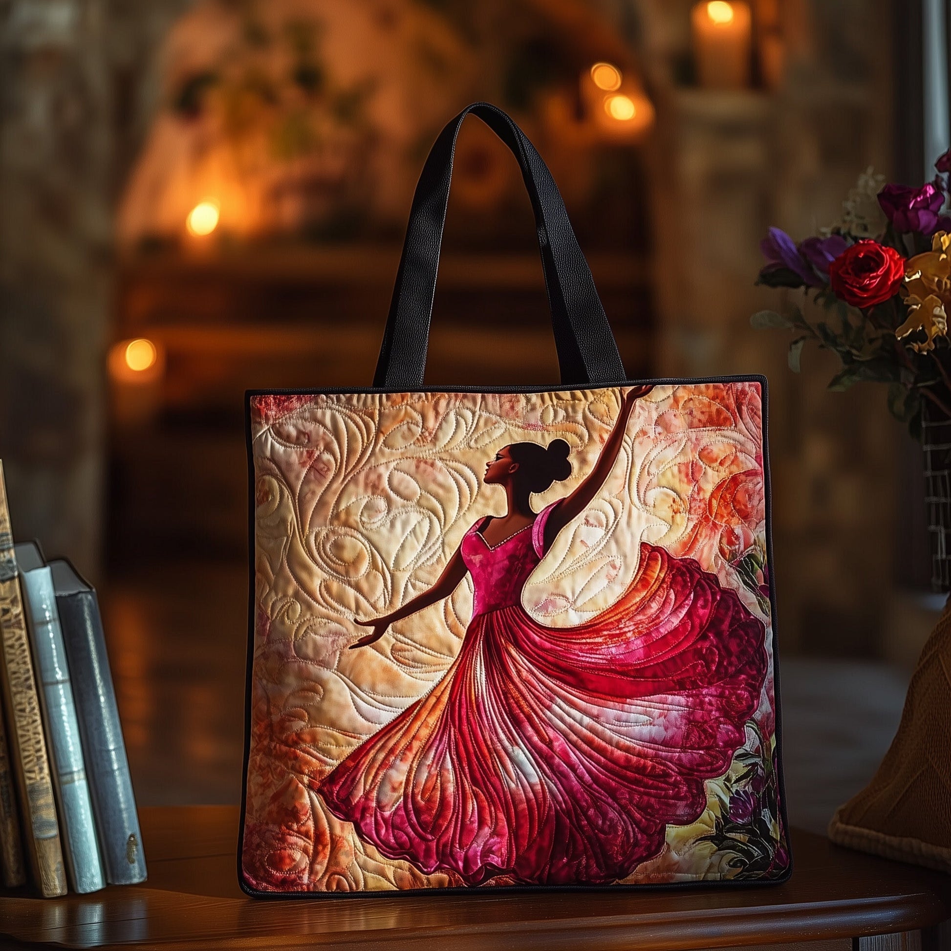 Everyday Elegant Ballerina Quilted Tote