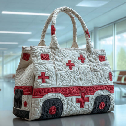 The Ambulance Charm Quilted Tote