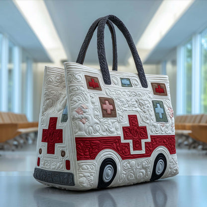 The Ambulance Quilted Tote Bag