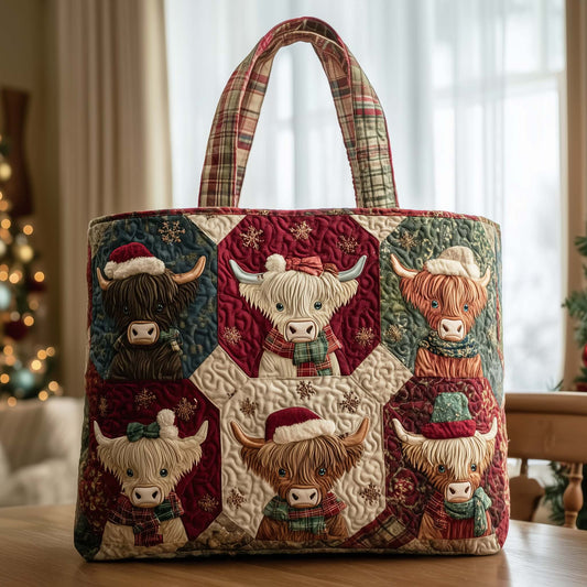 The Highland Holiday Quilted Tote