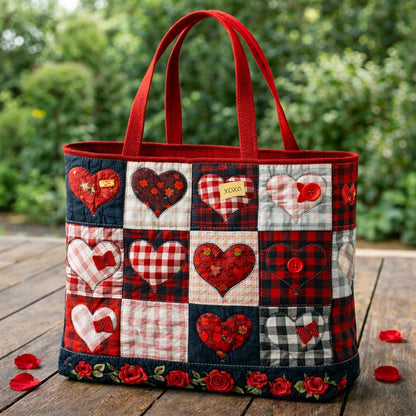Everyday Couple Quilted Tote Bag