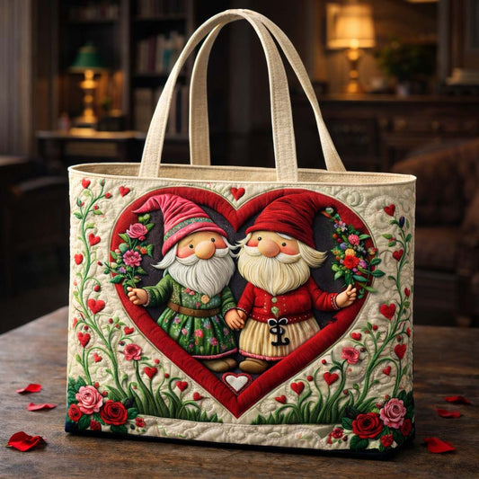 The Gnome Love Quilted Tote