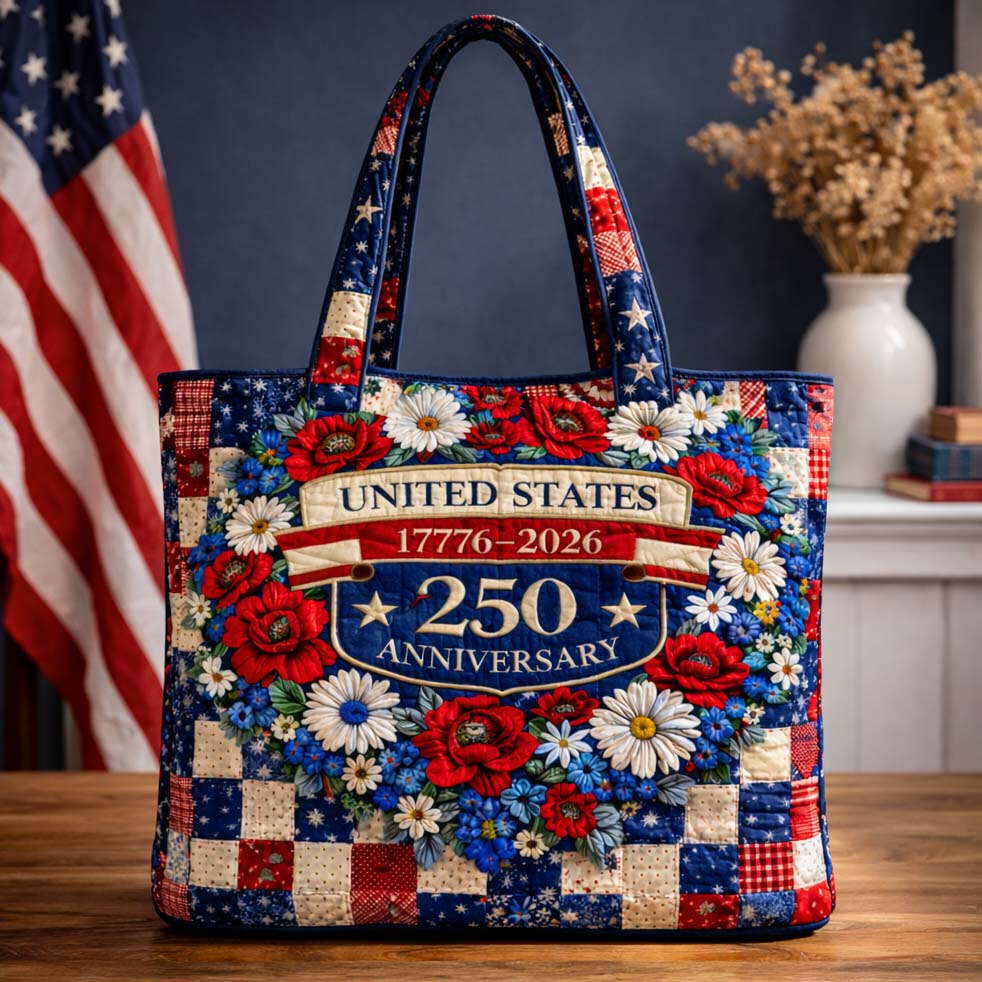 The Patriotic Quilted Tote Bag