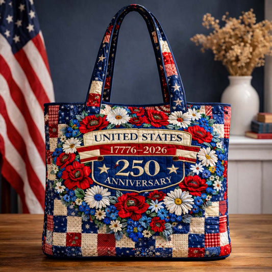 The Patriotic Quilted Tote Bag