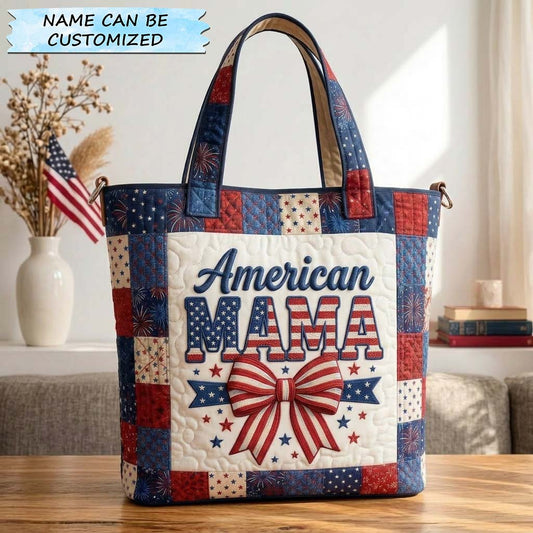 The Patriotic Heart Quilted Tote