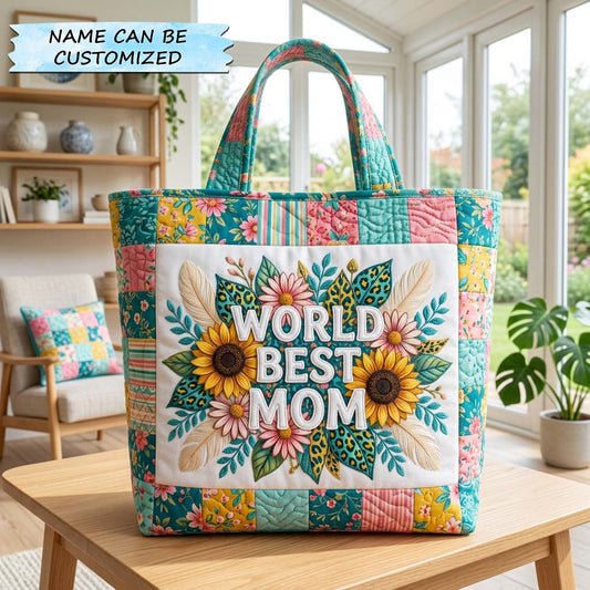 The Sunflower Love Quilted Tote