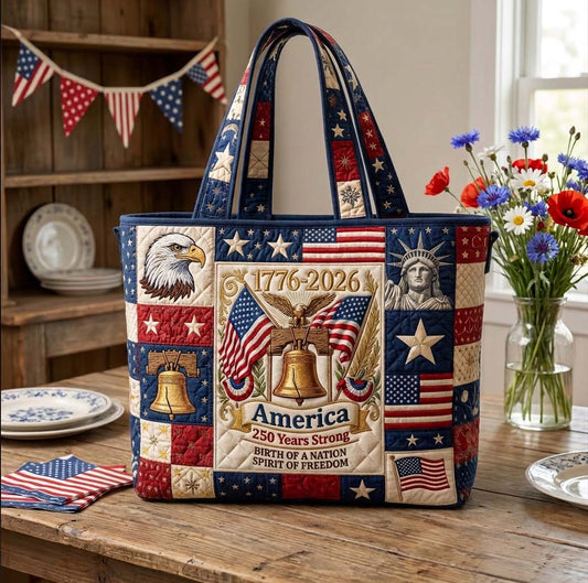Everyday America'S Heritage Quilted Tote