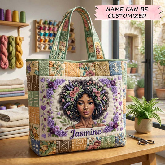 The Floral Soul Quilted Tote