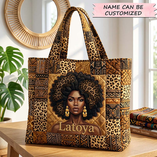 The Wild Grace Quilted Tote