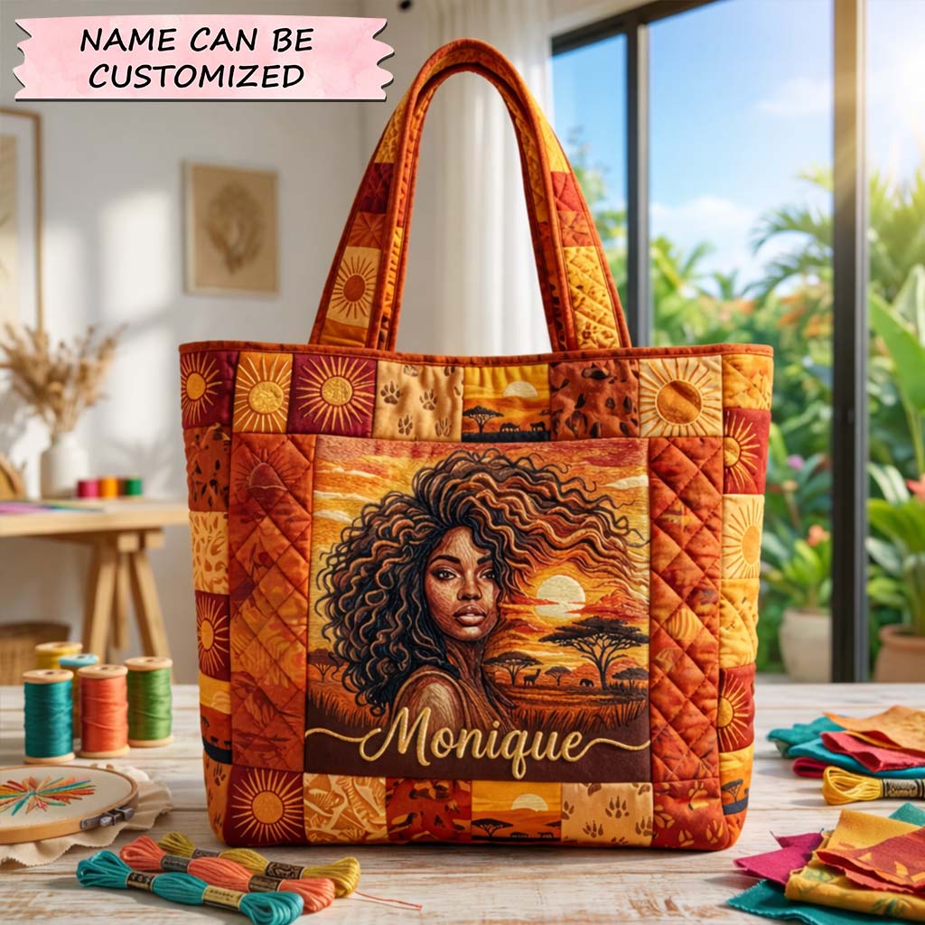 Everyday Savanna Sunset Quilted Tote