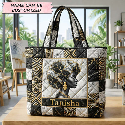 The African Elegance Quilted Tote