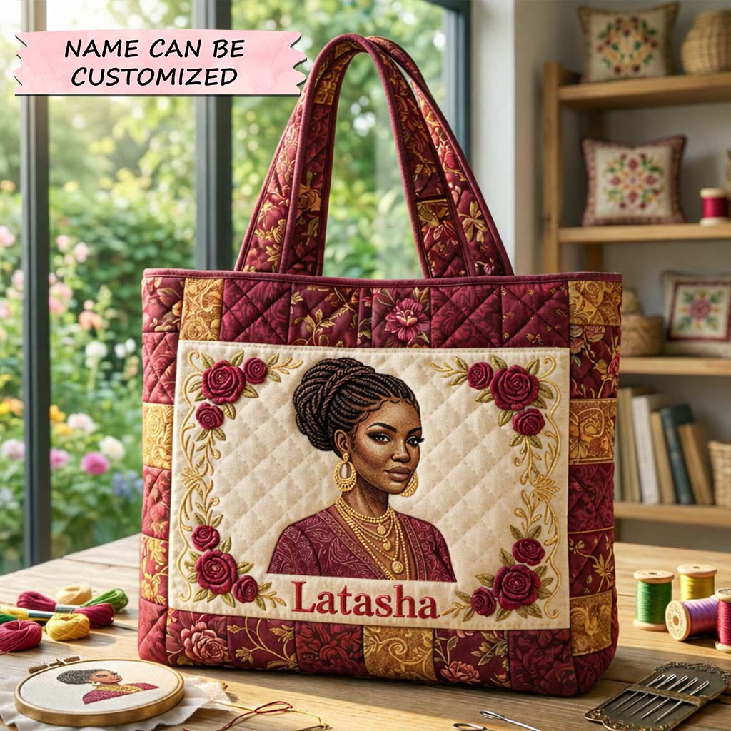 The Elegant Woman Quilted Tote