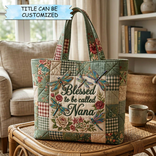 The Garden Bloom Quilted Tote