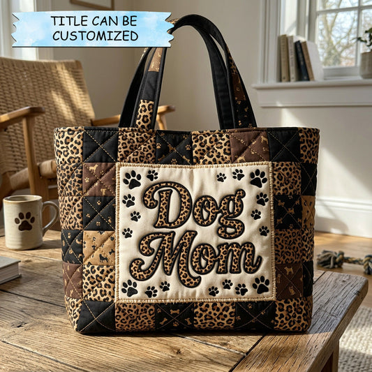 The Golden Paw Quilted Tote