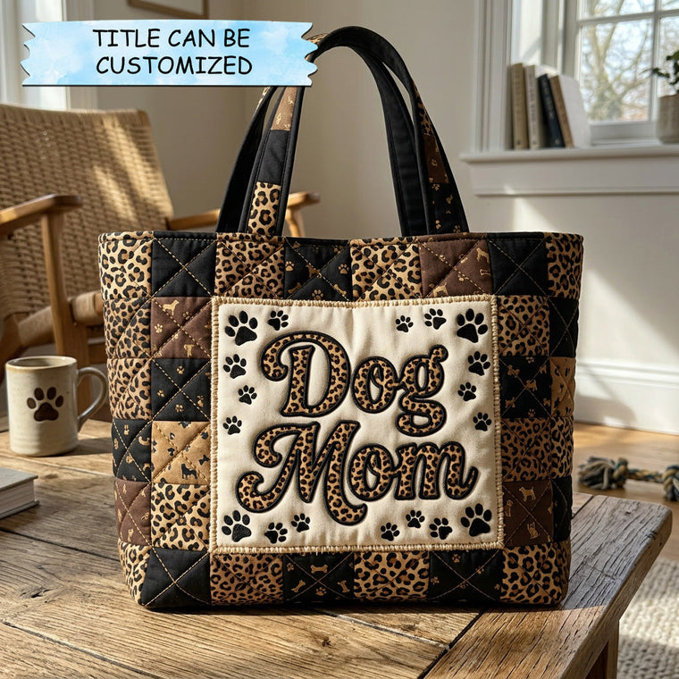 The Golden Paw Quilted Tote