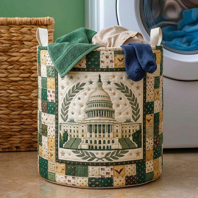 The Capitol Legacy Emblem Quilted Laundry Basket Tote