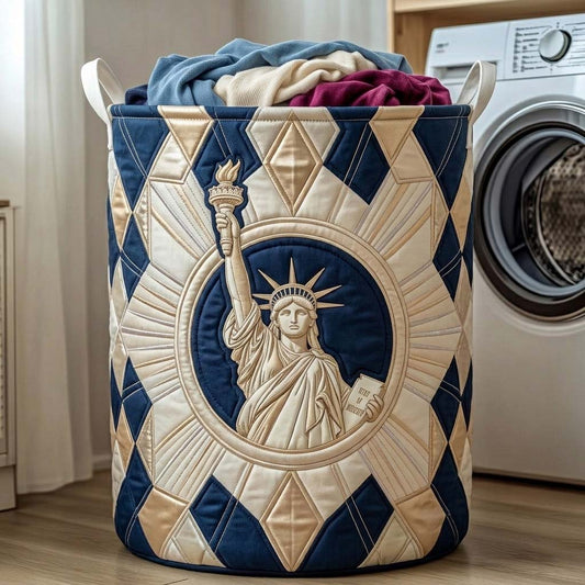 The Liberty Radiant Crest Quilted Laundry Basket Tote