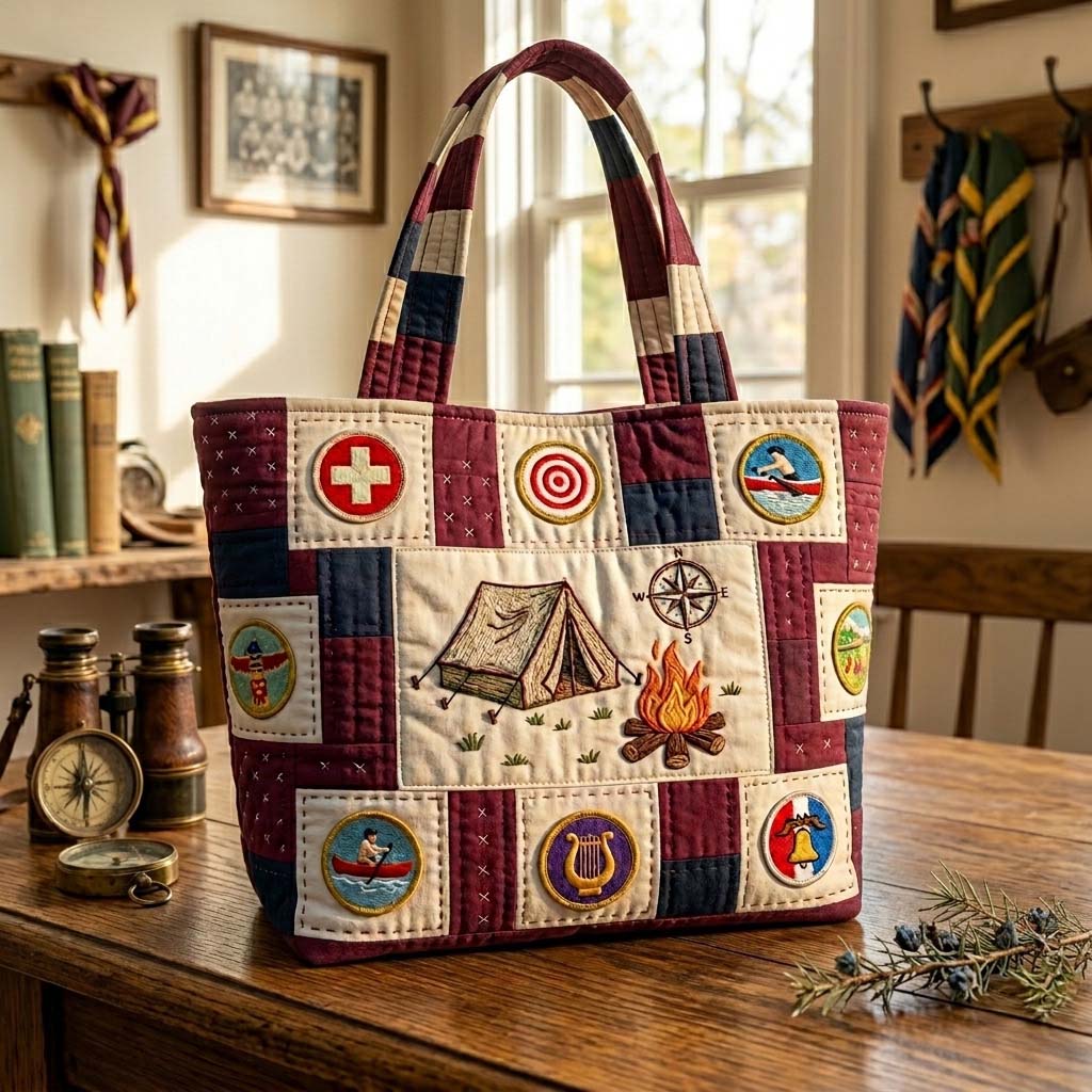 The Heritage Camp Quilted Tote