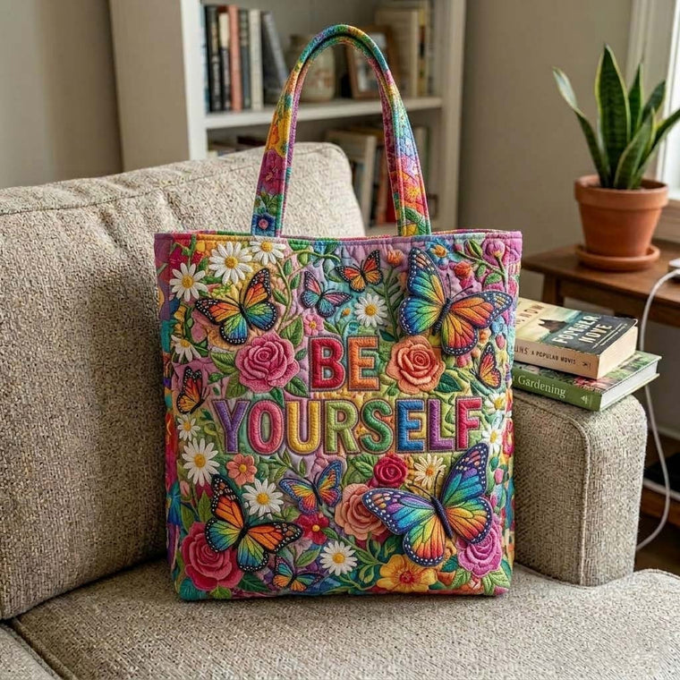 The Butterfly Pride Quilted Tote