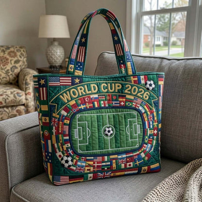Everyday World Cup Quilted Tote