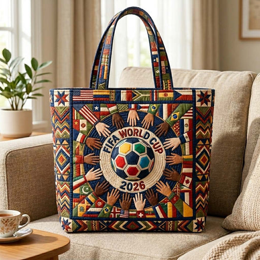 The Unity Football Quilted Tote