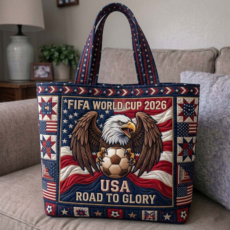 The Eagle Glory Quilted Tote