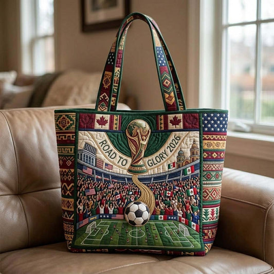 The Soccer World Cup Quilted Tote