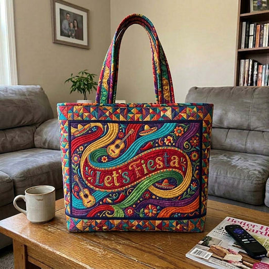 The Fiesta Quilted Tote Bag