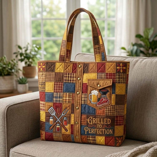 The Grill Master Quilted Tote