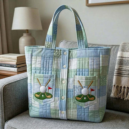 The Vintage Golf Quilted Tote