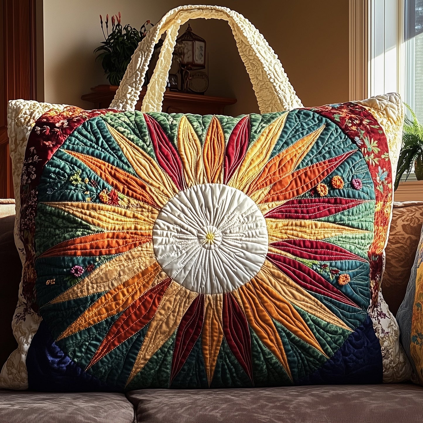 Everyday Radiant Sunburst Quilted Tote