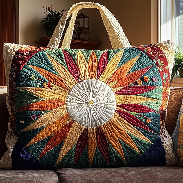 Everyday Radiant Sunburst Quilted Tote