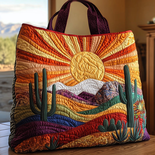 The Southwest Sun Quilted Tote