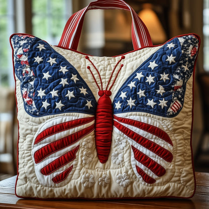 Butterfly Stars Stripes Tote Bag