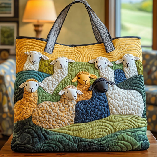 Everyday Sheep Serenity Quilted Tote