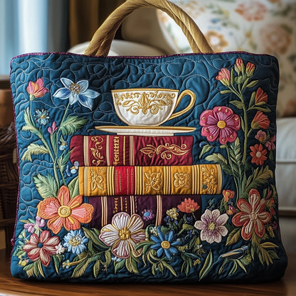 Everyday Bookish Quilted Tote Bag