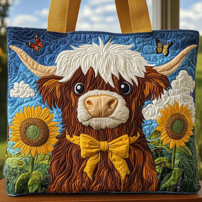 Everyday Flower. Sun Quilted Tote