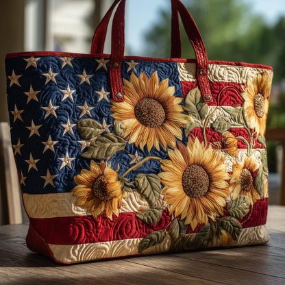 Everyday Independence Day Quilted Tote
