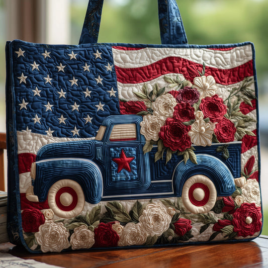The Patriotic Journey Quilted Tote