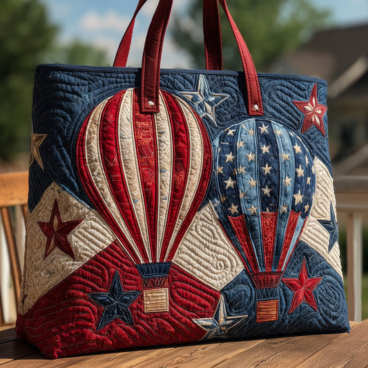 The Patriotic Star Quilt Tote
