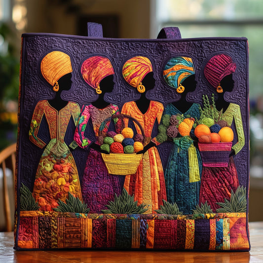 The Golden Queens Quilted Tote 8234