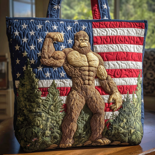 The Strong Bigfoot Quilted Tote