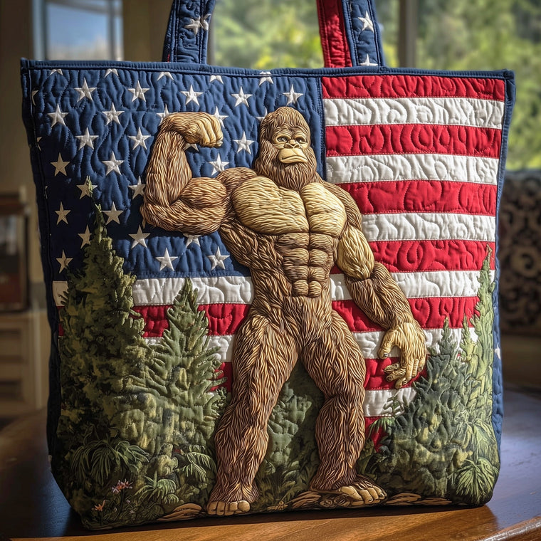 The Strong Bigfoot Quilted Tote