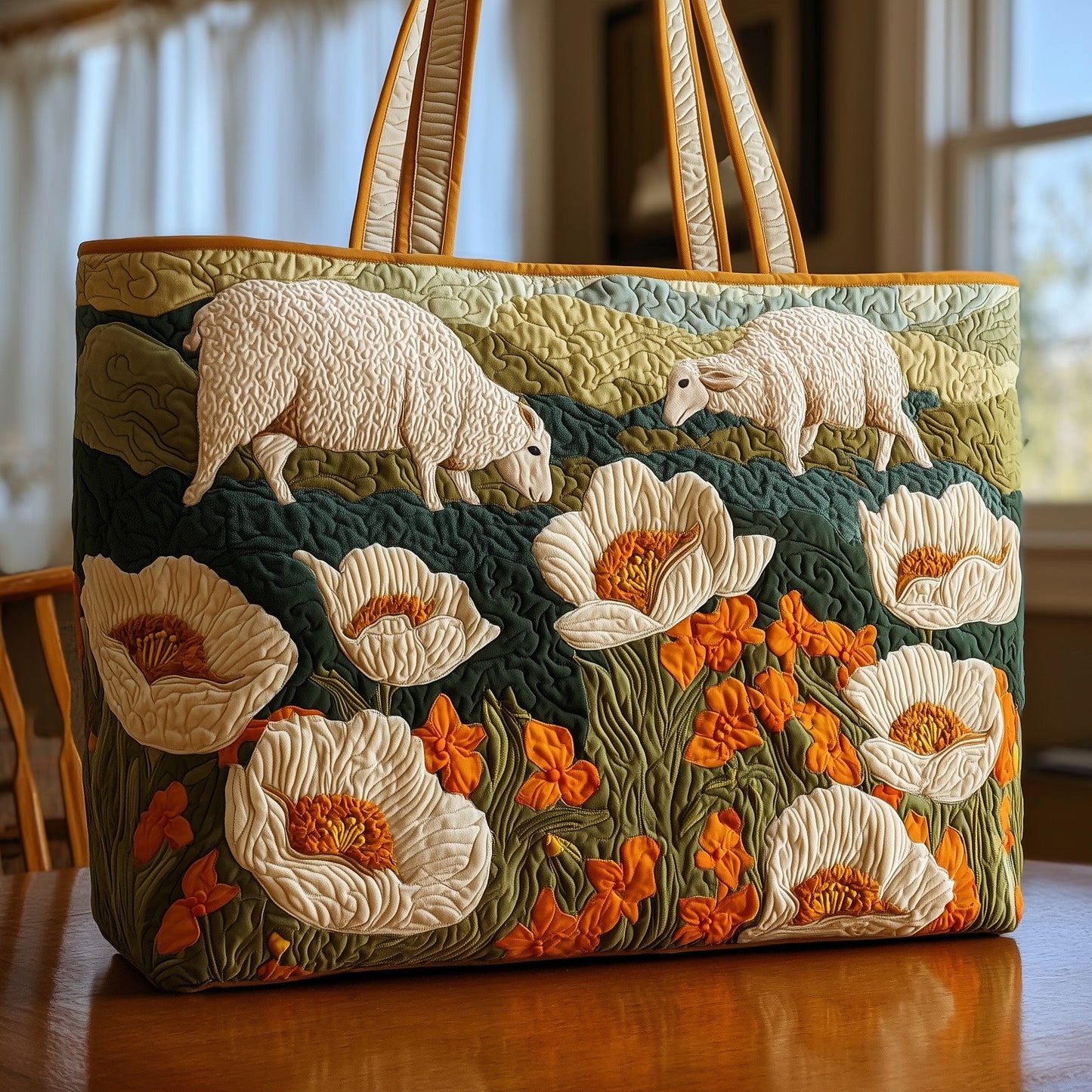 The Sheep Haven Quilted Tote