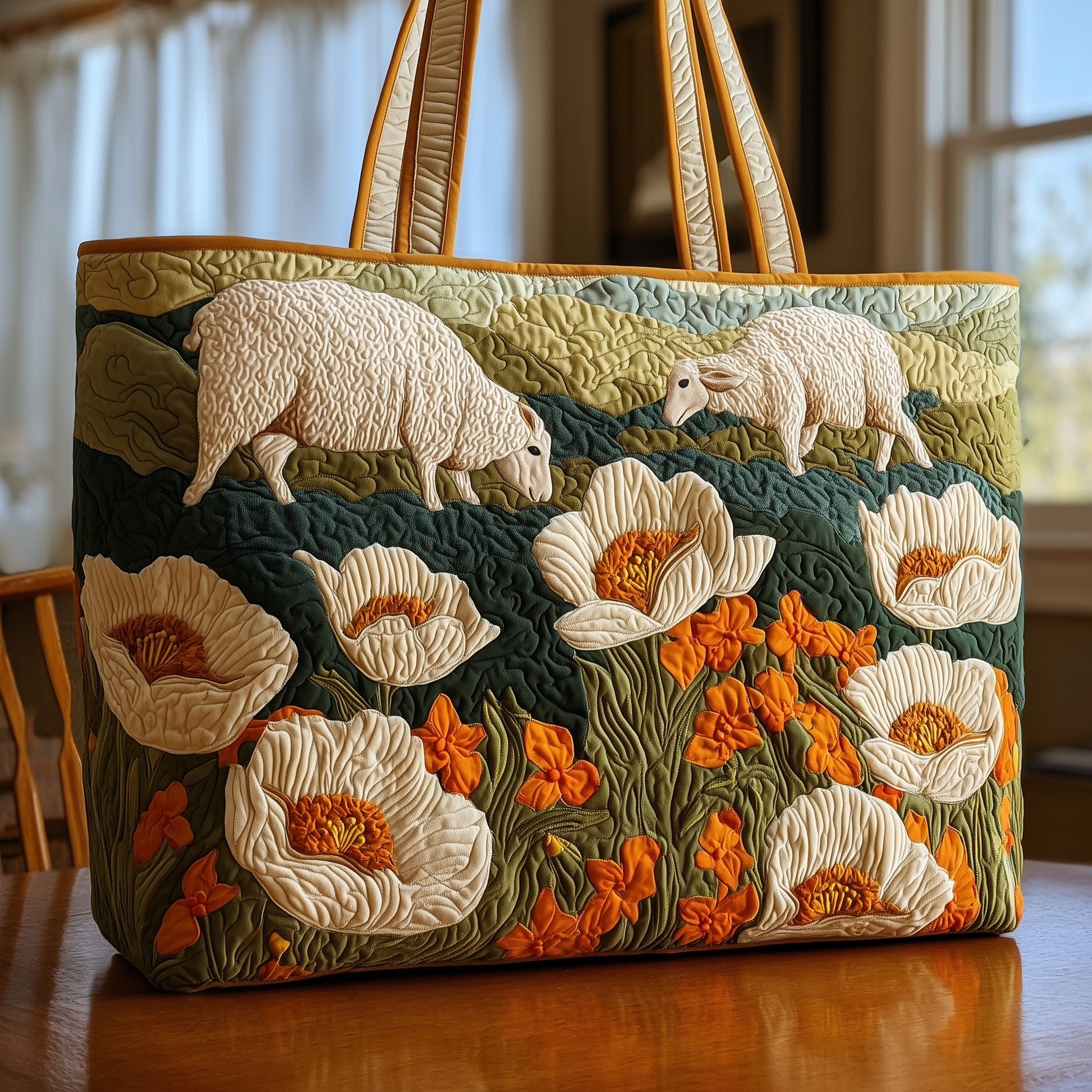 The Sheep Haven Quilted Tote