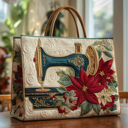 Vintage Sewing Machine Tote Bag