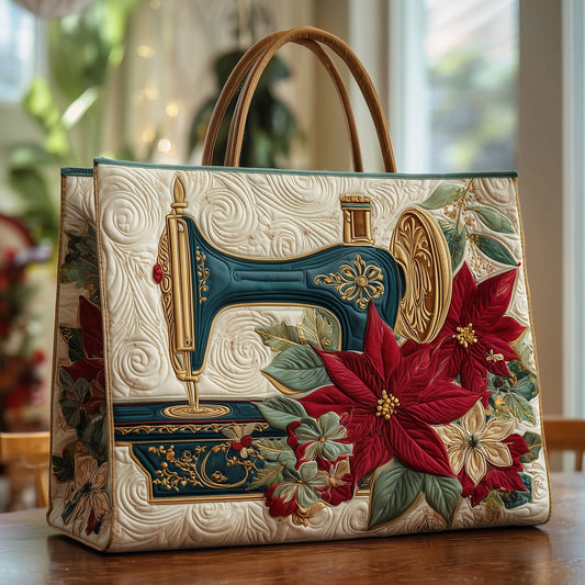 Vintage Sewing Machine Tote Bag