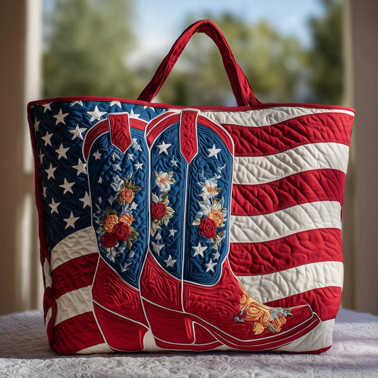 The Patriotic Spirit Quilted Tote