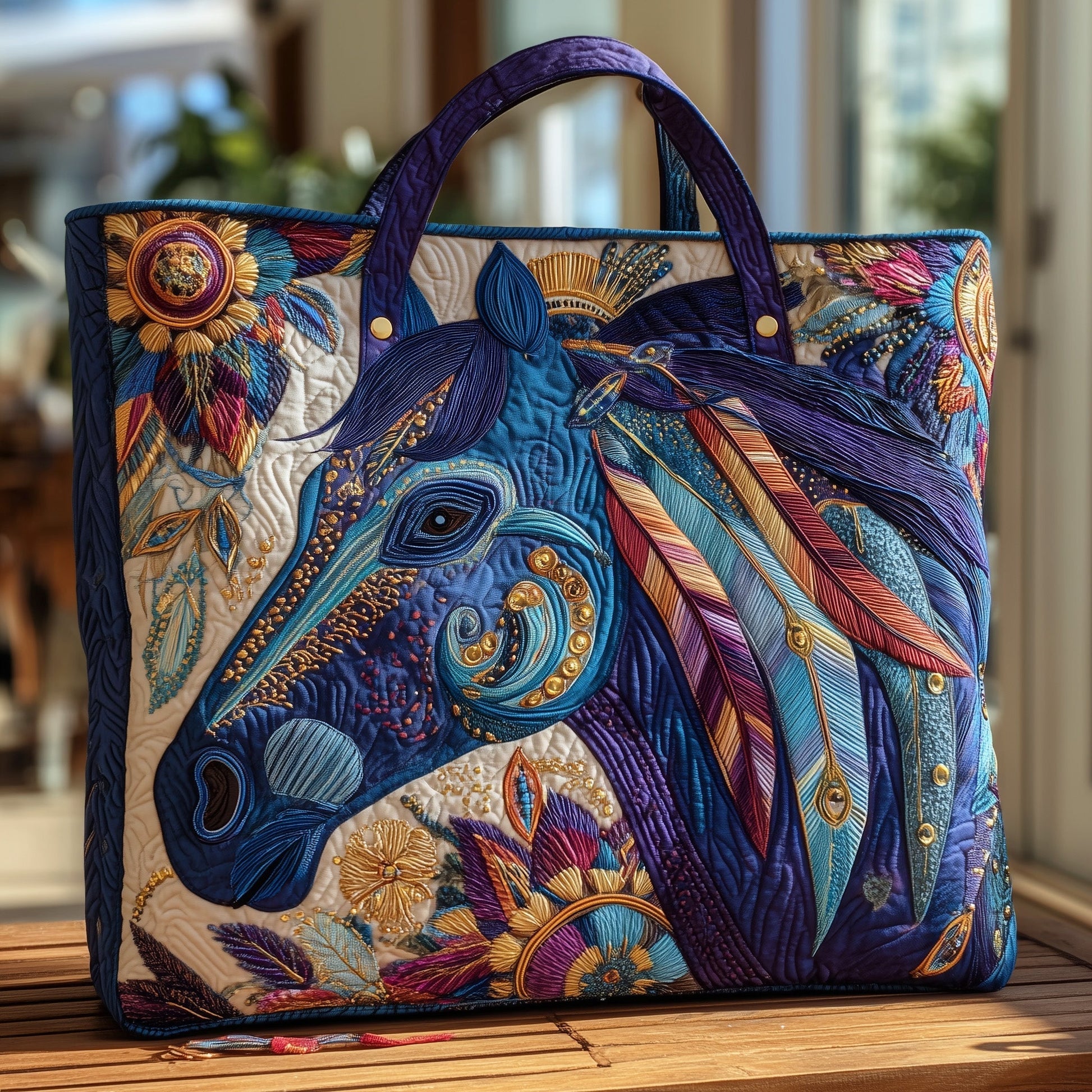 The Forest Spirit Quilted Tote