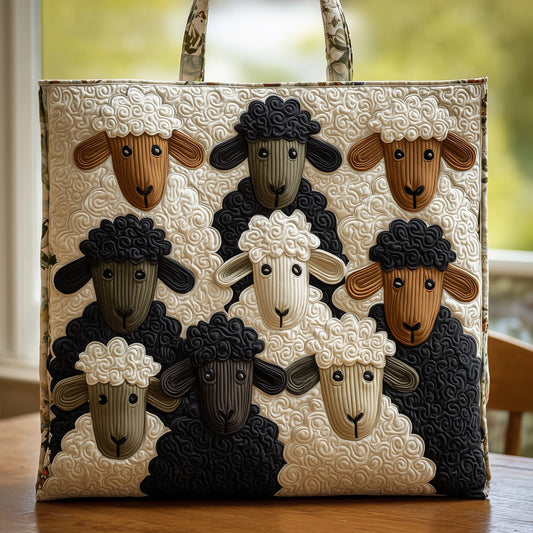 The Sheep Serenity Quilted Tote 8553